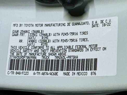Certified 2023 Toyota Tacoma SR5 RWD image 21