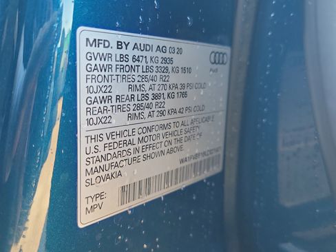 Used 2020 Audi Q8 Prestige image 35