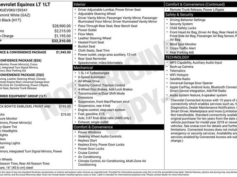 Used 2019 Chevrolet Equinox LT AWD/4WD image 15