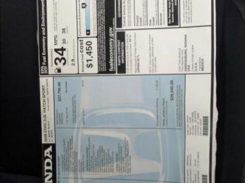 New 2026 Honda Civic Sport image 17