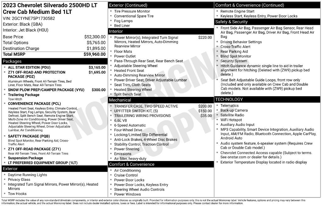 Certified 2023 Chevrolet Silverado 2500 LT w/ All Star Edition AWD/4WD image 16
