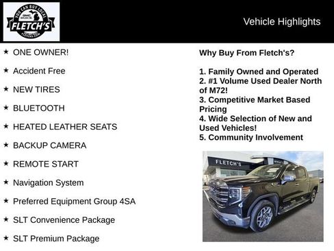 Used 2023 GMC Sierra 1500 SLT w/ SLT Premium Package AWD/4WD image 2