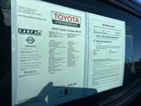 Used 2018 Toyota Tacoma SR w/ SR Convenience Package AWD/4WD image 30