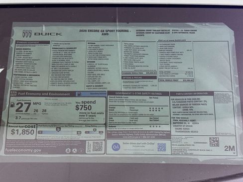 New 2026 Buick Encore GX Sport Touring w/ Advanced Technology Package AWD/4WD image 19