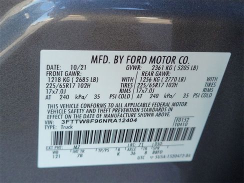 Used 2022 Ford Maverick XLT w/ Equipment Group 300A Standard image 31