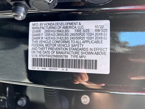 Used 2022 Honda Pilot Special Edition image 12