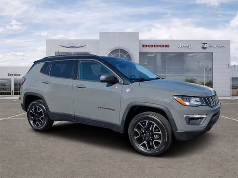 Certified 2021 Jeep Compass Trailhawk w/ Sun and Sound Group AWD/4WD image 1