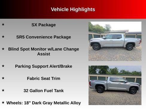 Used 2024 Toyota Tundra SR5 w/ SR5 Convenience Package AWD/4WD image 7