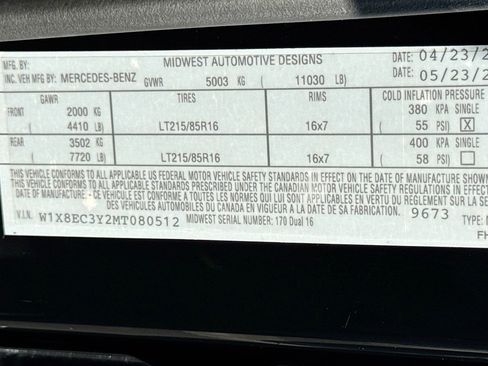 Used 2021 Mercedes-Benz Sprinter 3500 image 28