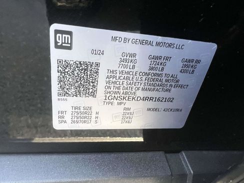 Certified 2024 Chevrolet Suburban RST w/ Luxury Package image 22