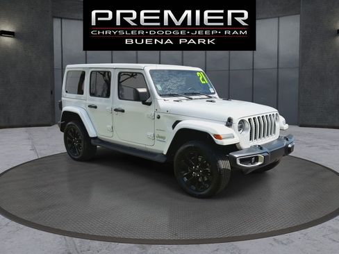 Used 2021 Jeep Wrangler Unlimited Sahara w/ Cold Weather Group image 2