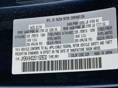 Used 2025 MAZDA CX-90 3.3 Turbo w/ Select Package image 12