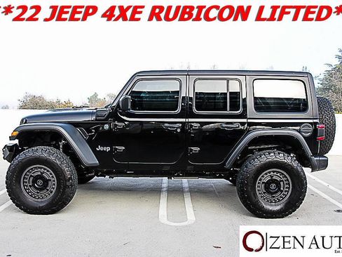 Used 2022 Jeep Wrangler Unlimited Rubicon 4xe w/ Cold Weather Group image 5