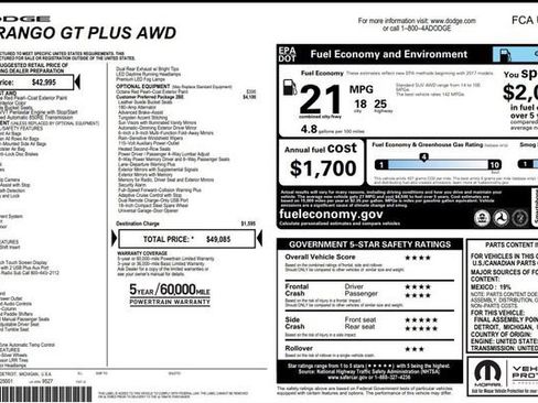 Used 2022 Dodge Durango GT AWD/4WD image 13
