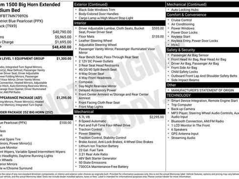 Used 2021 RAM 1500 Big Horn AWD/4WD image 51