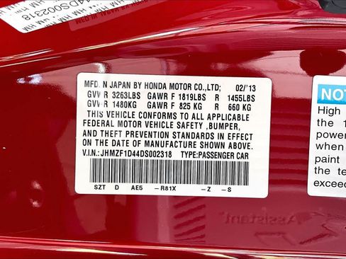 Used 2013 Honda CR-Z image 34