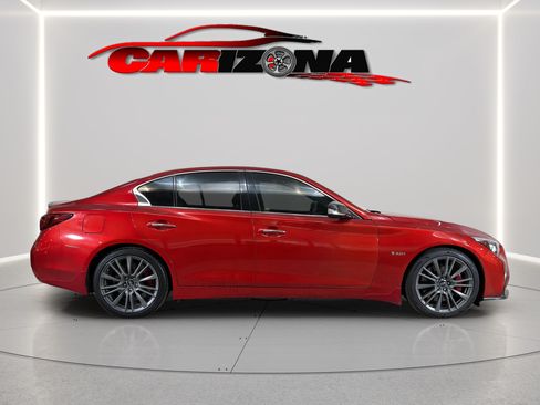 Used 2019 INFINITI Q50 Red Sport 400 w/ Sensory Package RWD image 12