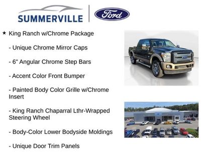 Used 2013 Ford F250 King Ranch w/ King Ranch w/Chrome Pkg