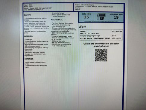 Used 2009 Ford Ranger XLT image 15