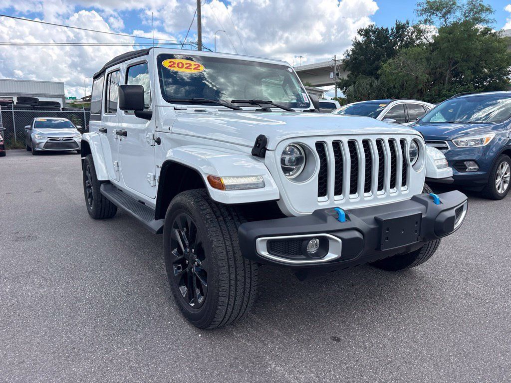 Used 2022 Jeep Wrangler Unlimited Sahara w/ Safety Group AWD/4WD image 1