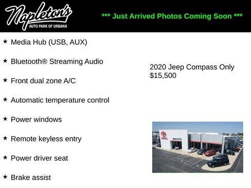 Used 2020 Jeep Compass Limited image 1