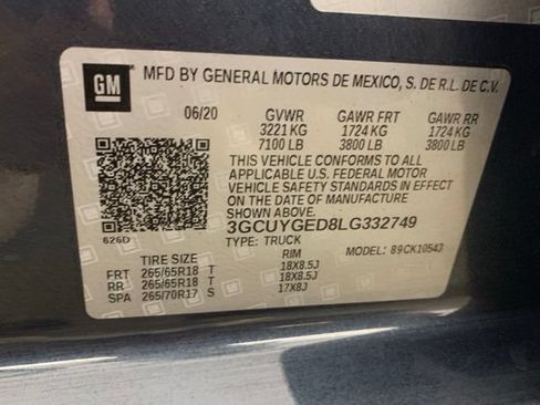 Used 2020 Chevrolet Silverado 1500 LTZ w/ LTZ Plus Package AWD/4WD image 38