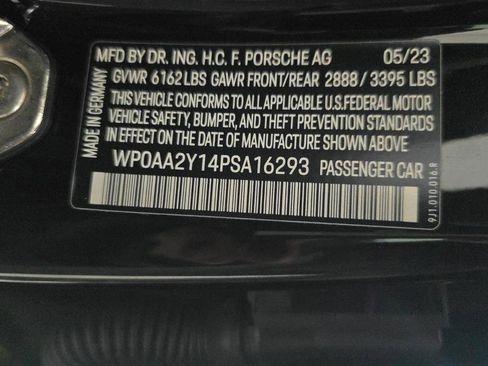 Used 2023 Porsche Taycan w/ Storage Package RWD image 10