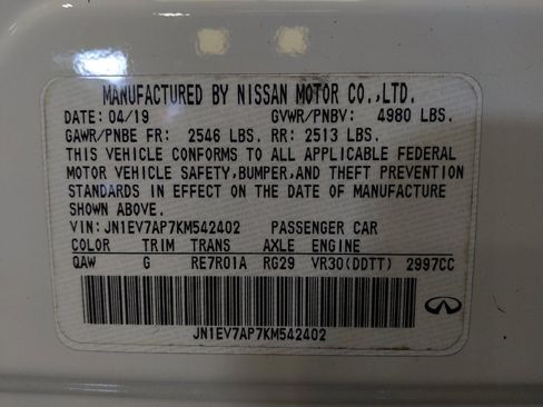Used 2019 INFINITI Q50 Signature Edition w/ Cargo Package (L96) RWD image 33