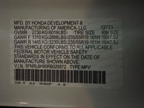 Used 2024 Honda Odyssey Elite image 23