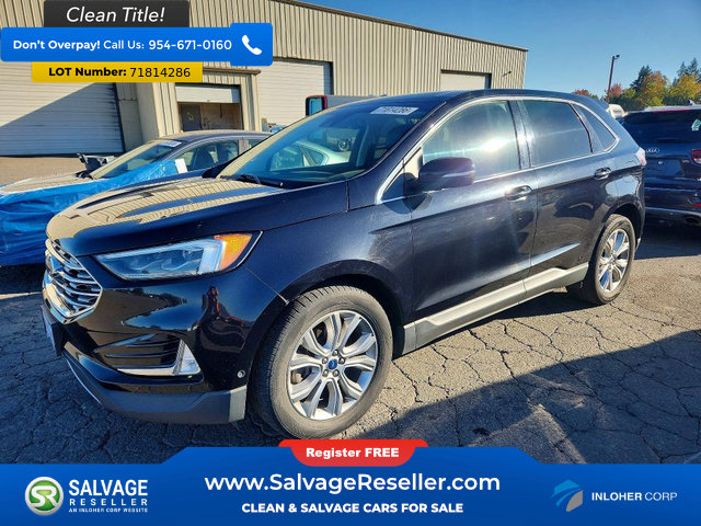 Used 2019 Ford Edge Titanium w/ Equipment Group 301A AWD/4WD image 1
