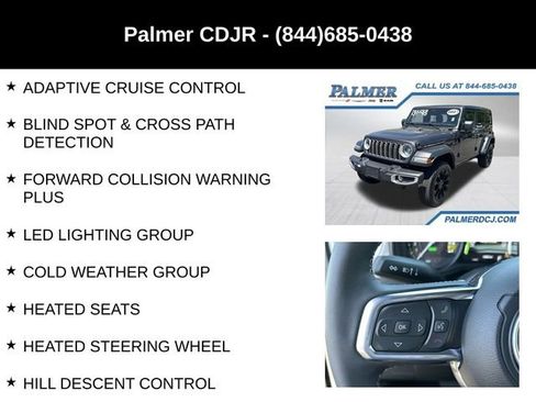 Used 2025 Jeep Wrangler Unlimited Sahara w/ Safety Group AWD/4WD image 12