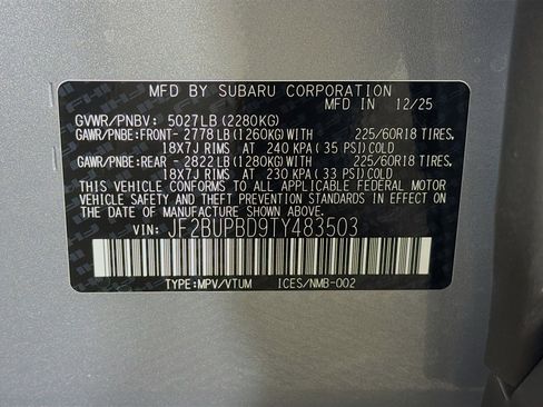 New 2026 Subaru Outback Premium image 31