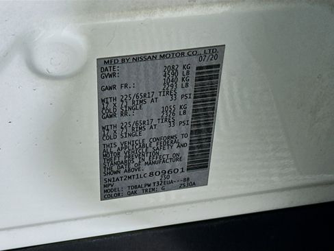 Used 2020 Nissan Rogue S image 12