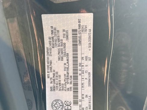 Used 2020 Ford Ranger Lariat w/ Technology Package image 24