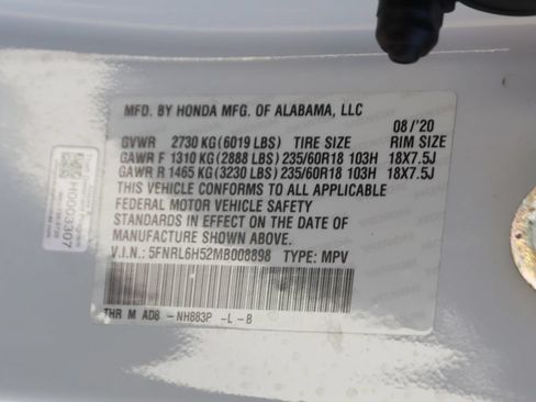 Used 2021 Honda Odyssey EX image 48