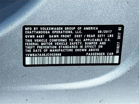 Used 2018 Volkswagen Passat 2.0T SE image 34