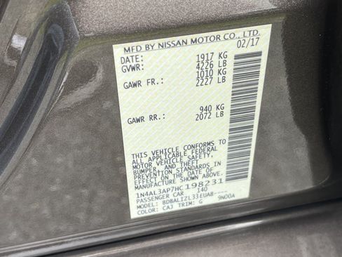 Used 2017 Nissan Altima 2.5 SV FWD image 14