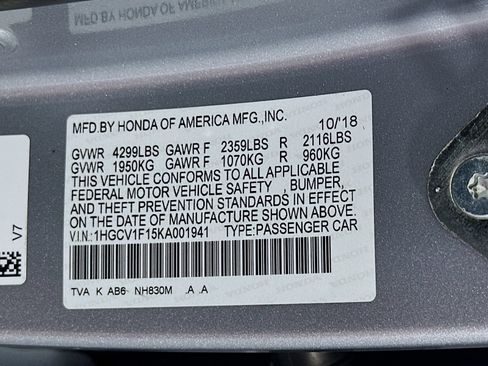 Used 2019 Honda Accord LX image 30