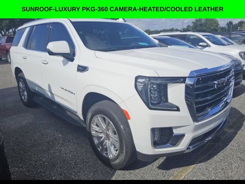 Used 2023 GMC Yukon SLT w/ SLT Premium Package RWD image 1