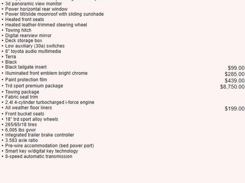Used 2025 Toyota Tacoma TRD Sport image 2