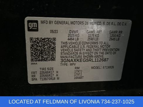Used 2024 Chevrolet Equinox LT w/ LPO, Floor Liner Package image 33