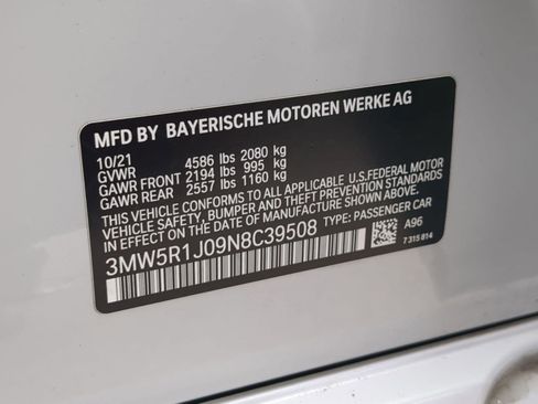 Used 2022 BMW 330i Sedan w/ Premium Package 2 image 28