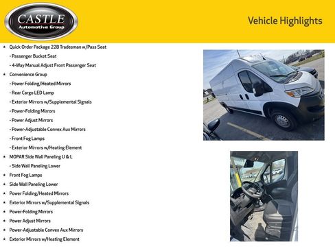 Used 2025 RAM ProMaster 2500 w/ Convenience Group image 3