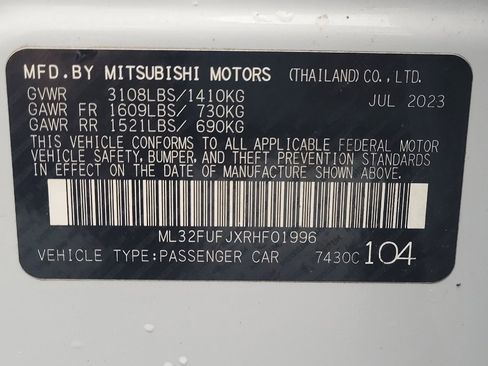 Used 2024 Mitsubishi Mirage G4 LE image 33