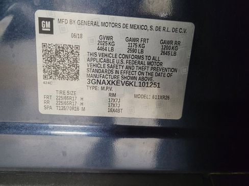 Used 2019 Chevrolet Equinox LT w/ LPO, Floor Liner Package image 33