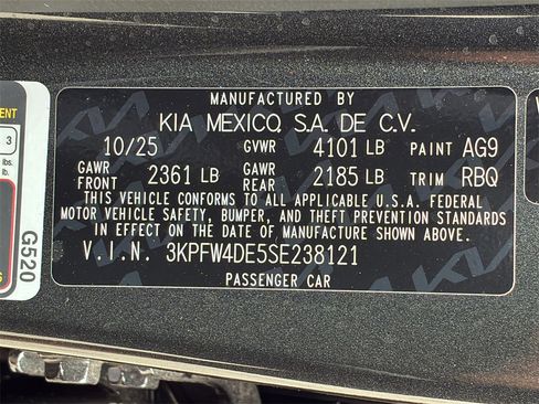 New 2025 Kia K4 GT-Line w/ GT-Line Sunroof Package image 30