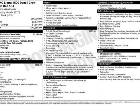 Certified 2023 GMC Sierra 1500 Denali w/ Denali Reserve Package AWD/4WD image 5