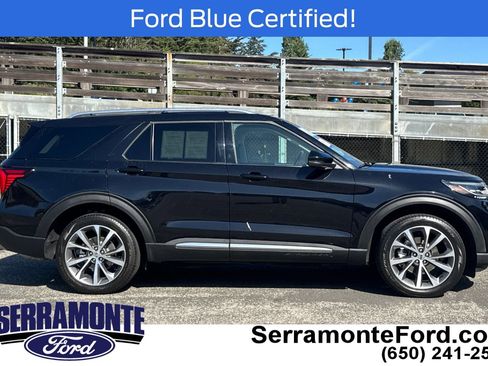 Certified 2025 Ford Explorer Platinum w/ Ultimate Package AWD/4WD image 3