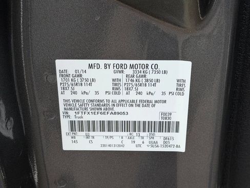 Used 2014 Ford F150 STX w/ Equipment Group 201A Mid AWD/4WD image 34