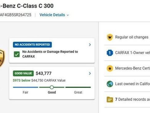 Certified 2025 Mercedes-Benz C 300 Sedan image 3